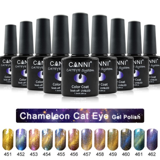 Oja Semipermanenta Cameleon Cat Eyes Canni 455